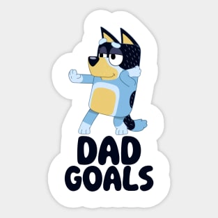 The Goals Dad Sticker